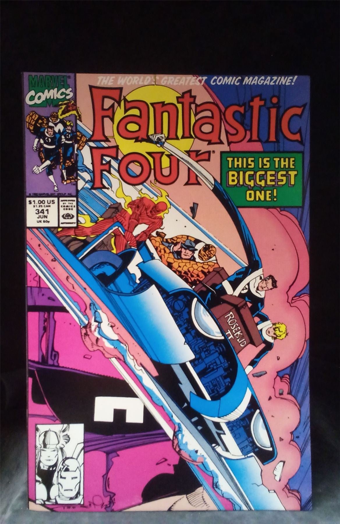 Fantastic Four #341 1990 Marvel Comics Comic Book
