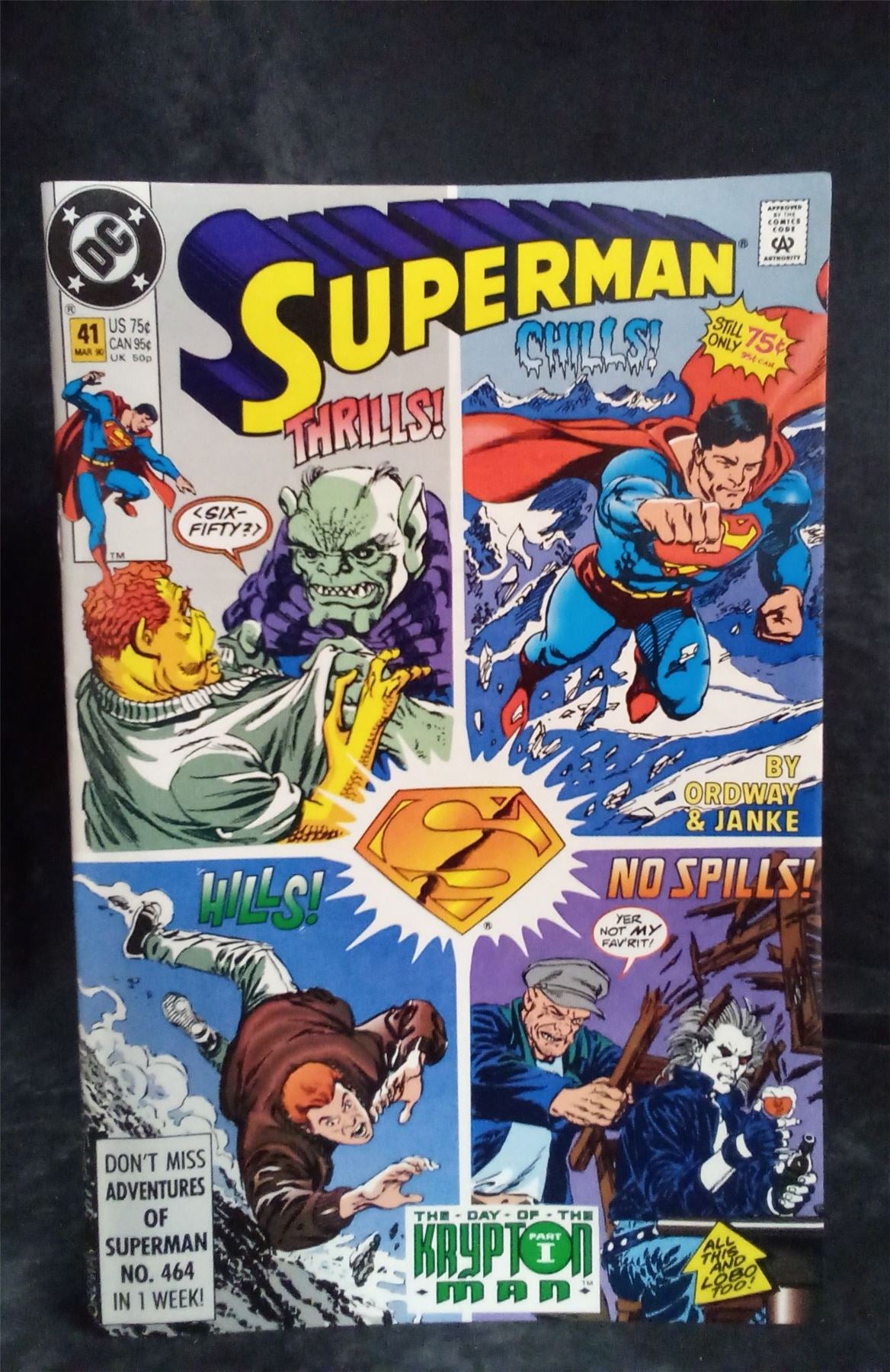 Superman #41 1990 DC Comics Comic Book