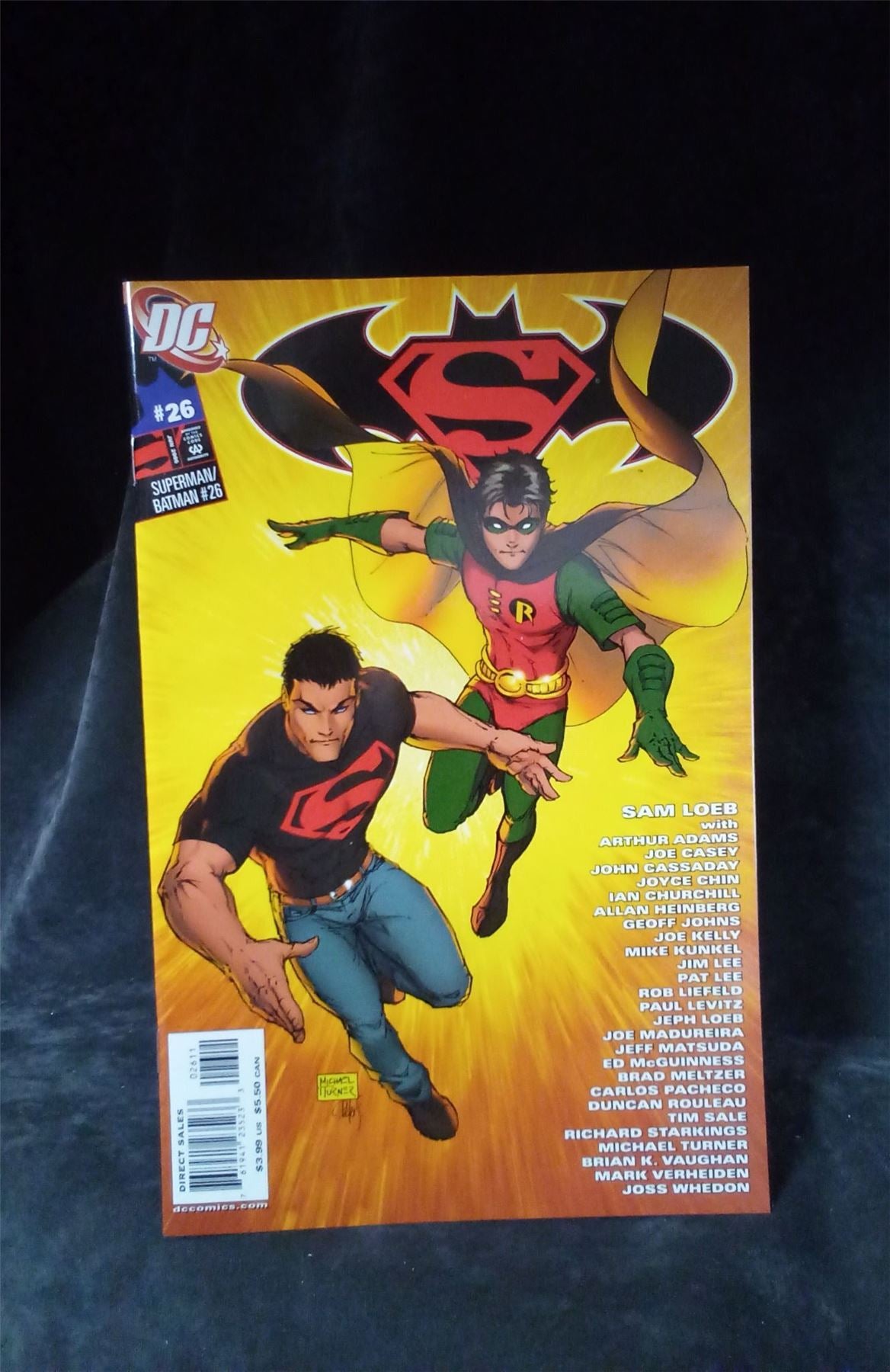 Superman / Batman #26 Robin and Superboy Cover 2006 DC Comics Comic Book