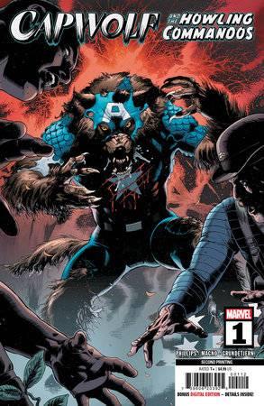 Capwolf Howling Commandos #1 2nd Ptg Carlos Magno Var Marvel Prh Comic Book
