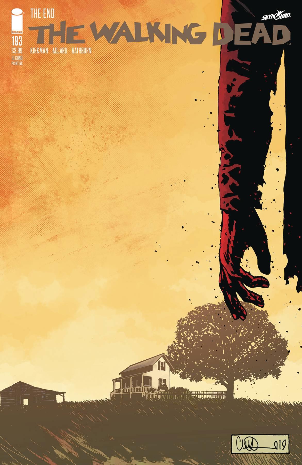Walking Dead #193 2nd Ptg Image Comics Comic Book
