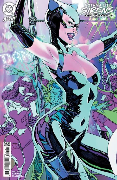 GOTHAM CITY SIRENS UNFIT FOR ORBIT #1 (OF 5) CVR D GUILLEM MARCH CONNECTING CARD STOCK VAR DC Comics Comic Book 2025