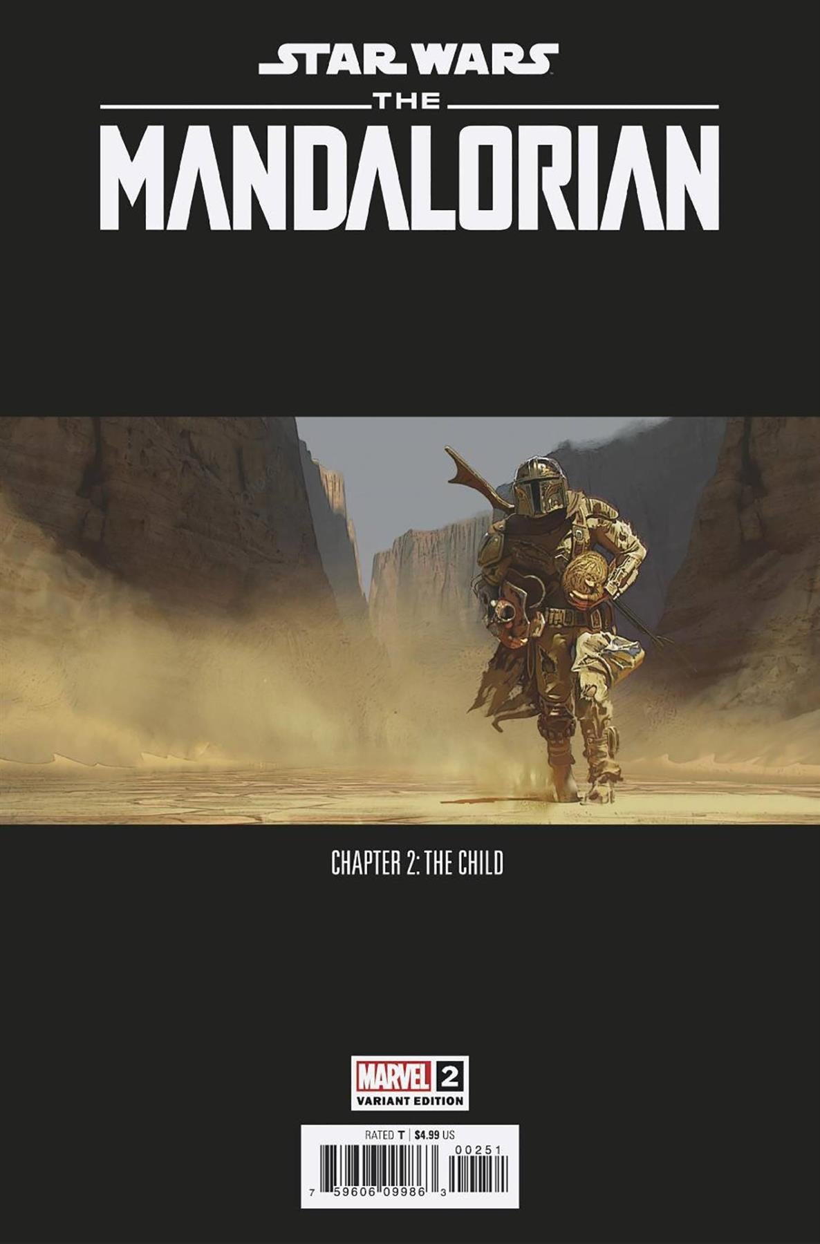 Star Wars Mandalorian #2 Concept Art Var (Concept Art Var) Marvel Prh Comic Book 2022