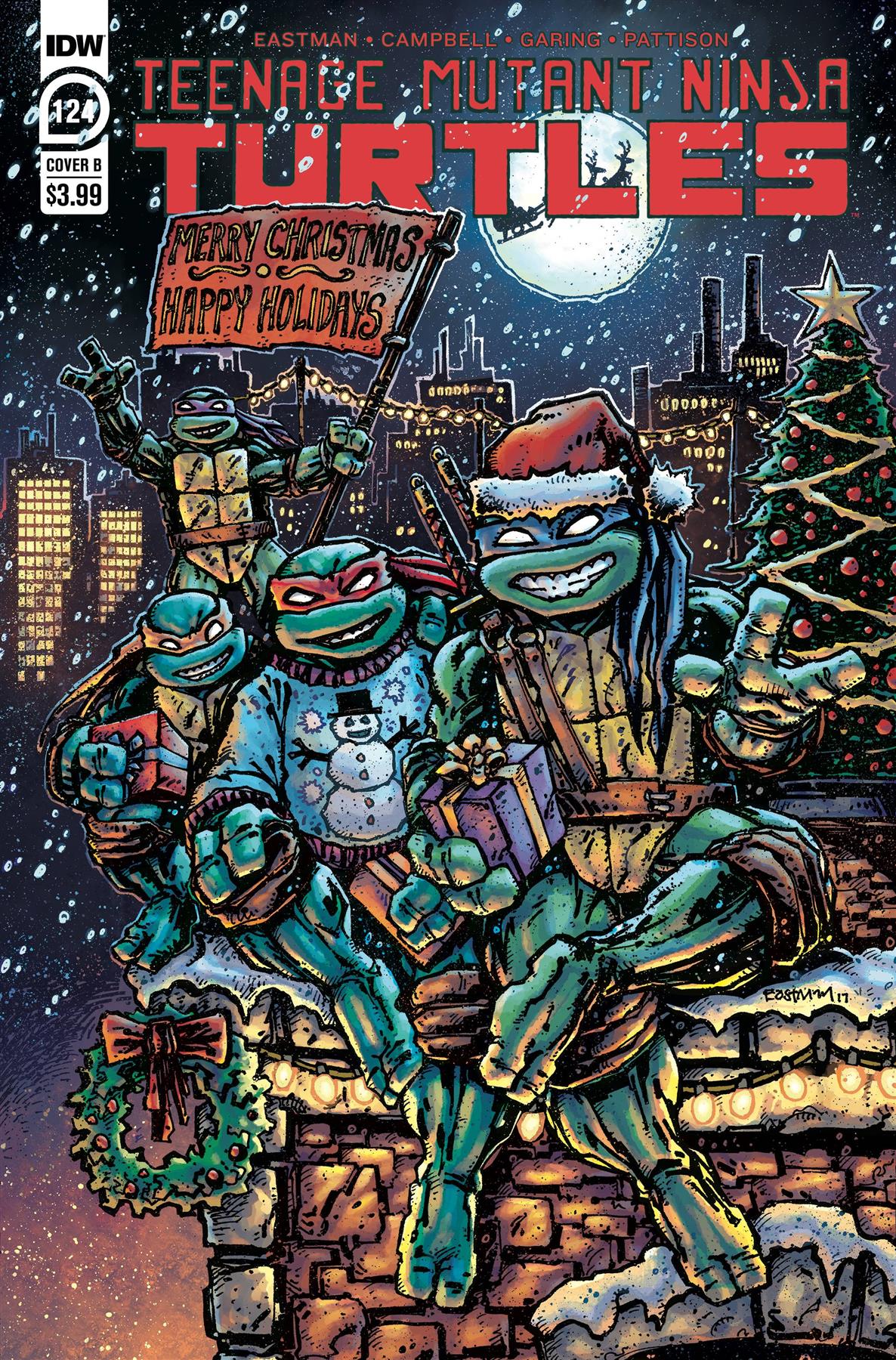 Tmnt Ongoing #124 Cvr B Eastman (c: 1-0-0) Idw Publishing Comic Book