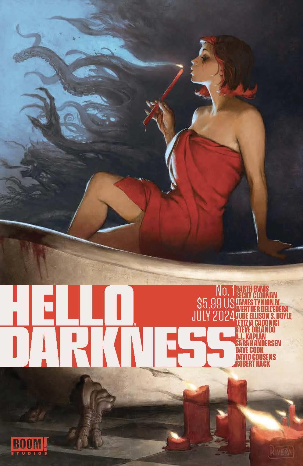 Hello Darkness #1 Cvr A Rivera (mr) Boom! Studios Comic Book