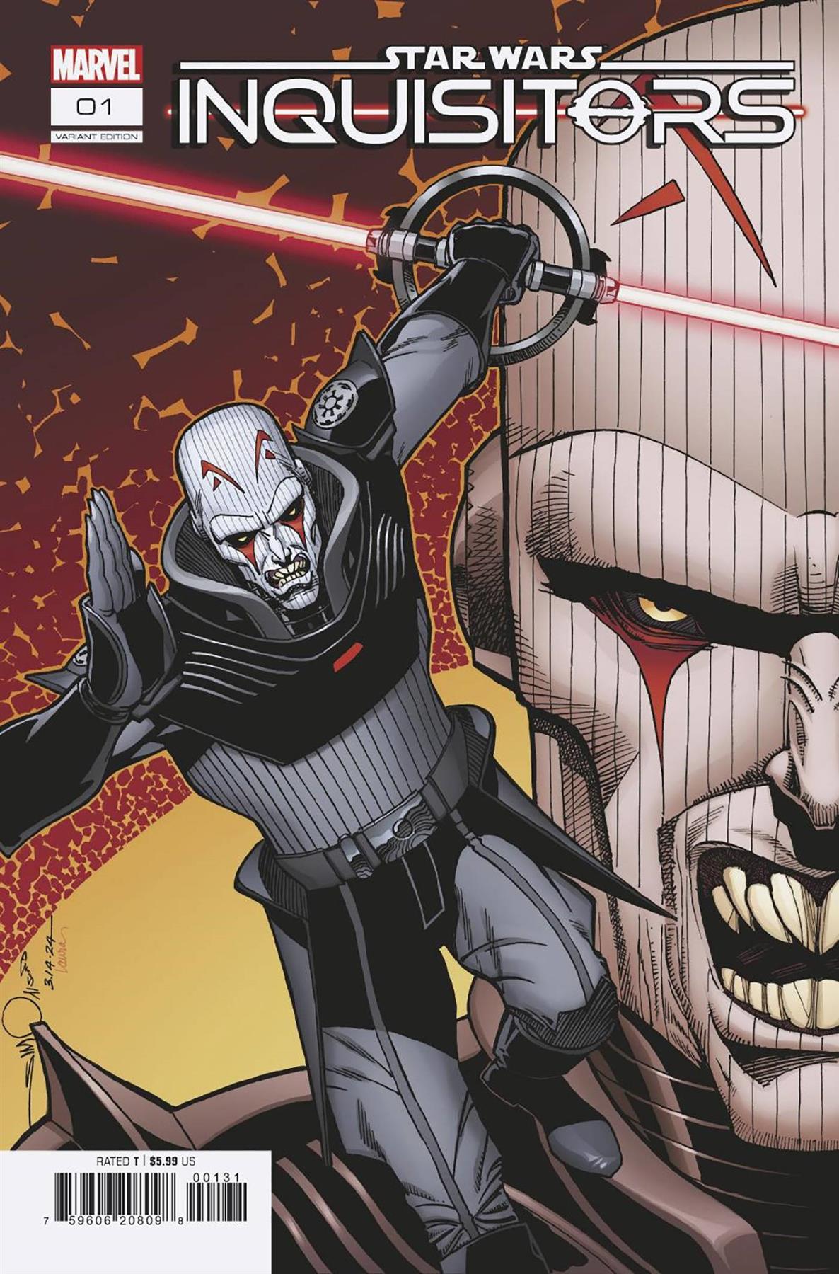 Star Wars Inquisitors #1 Walt Simonson Var Marvel Prh Comic Book