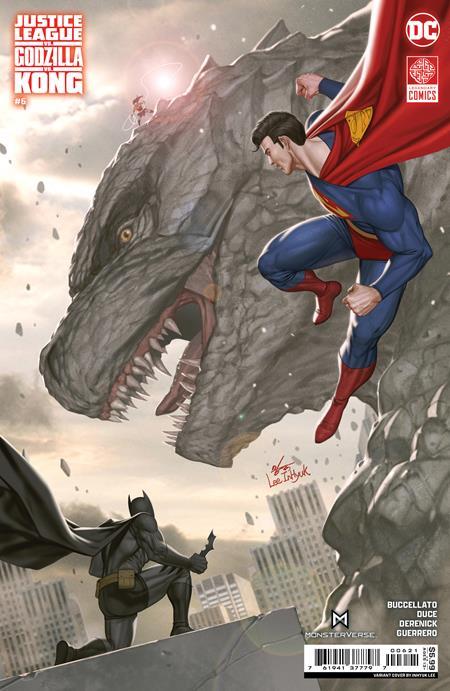 Justice League Vs Godzilla Vs Kong #6 (of 7) Cvr B Inhyuk Lee Card Stock Var DC Comics Comic Book
