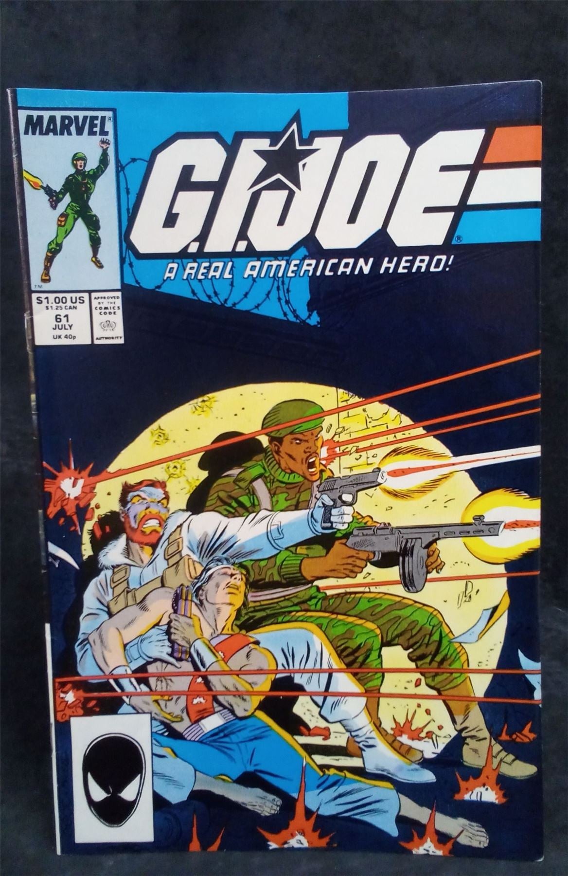 G.I. Joe: A Real American Hero #61 1987 Marvel Comics Comic Book