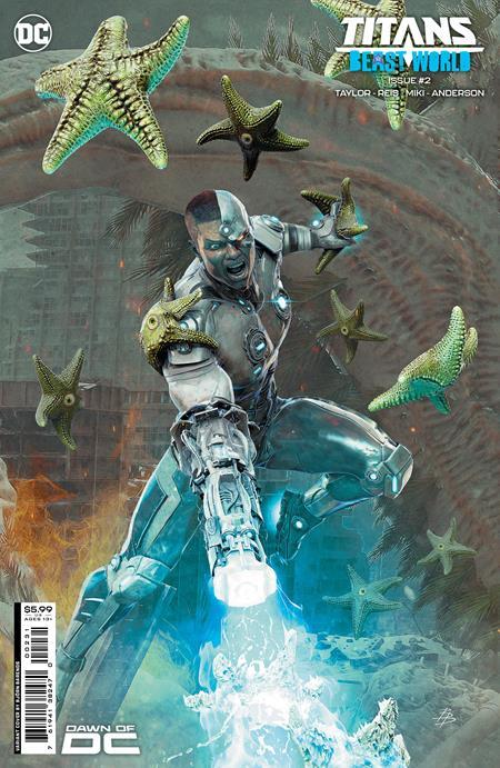 Titans Beast World #2 (of 6) Cvr B Bjorn Barends Card Stock Var DC Comics Comic Book