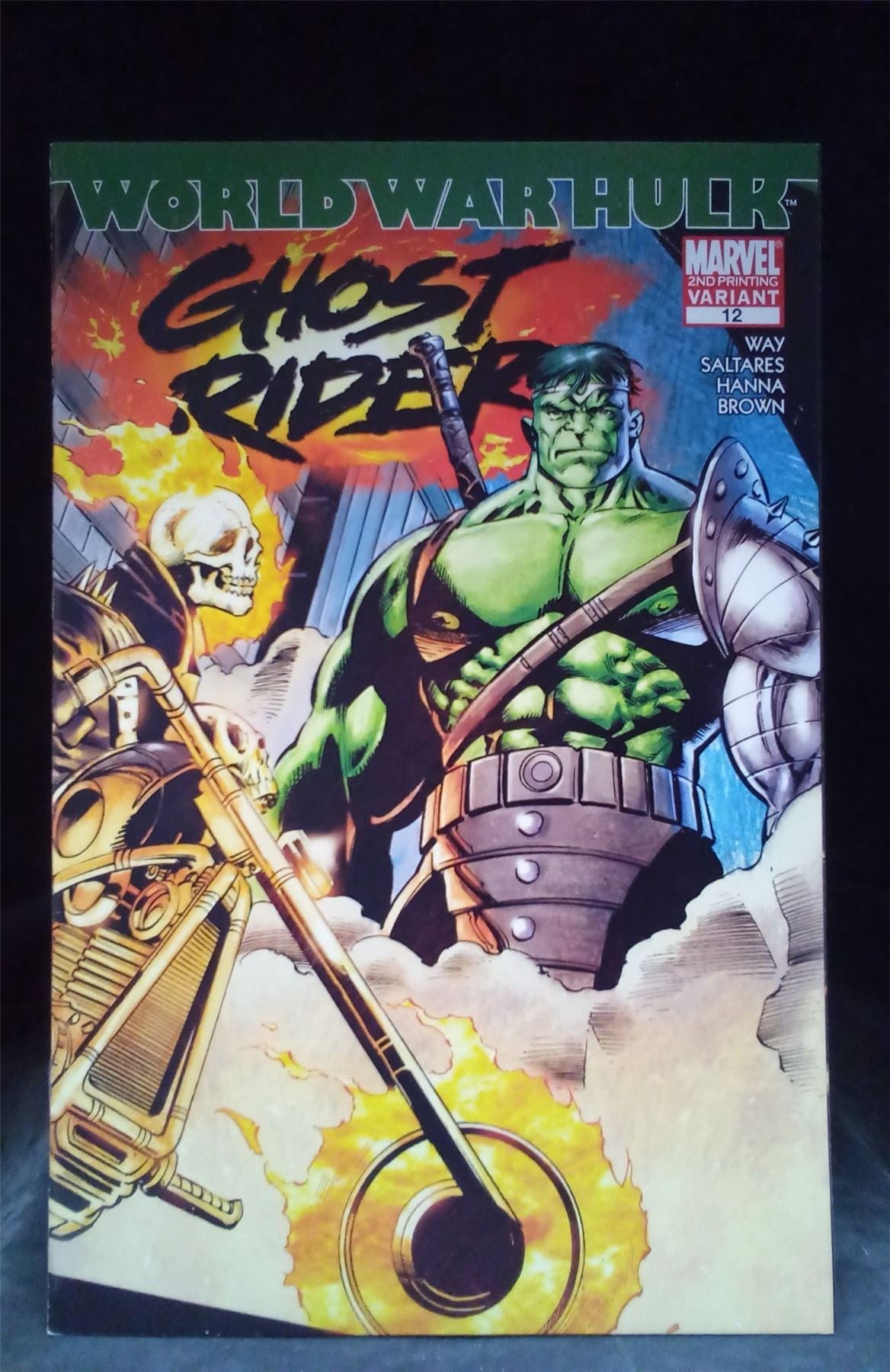 Ghost Rider #12 SEC Comicsond Print Cover 2007 Marvel Comics Comic Book
