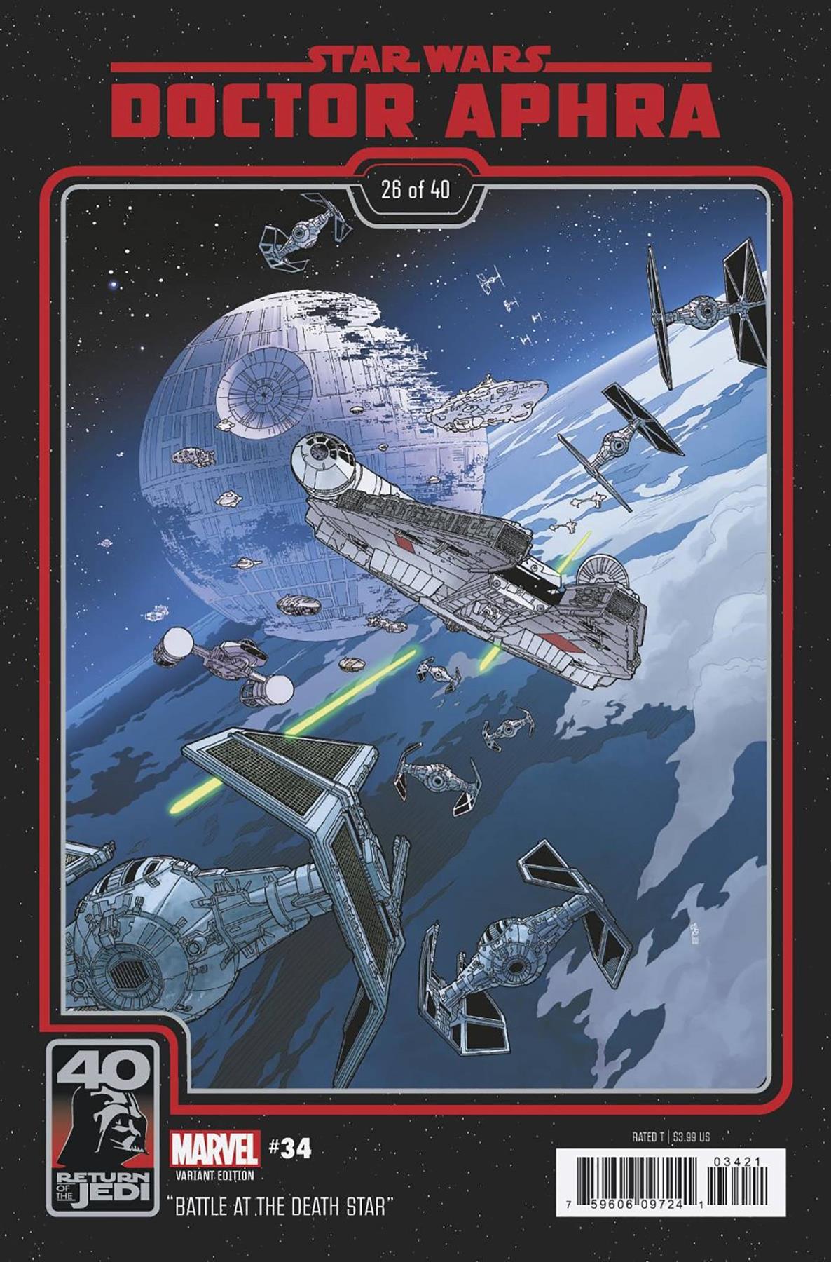 Star Wars Doctor Aphra #34 Return Jedi 40th Anniv Var (Return Jedi 40th Anniv Var) Marvel Prh Comic Book 2023