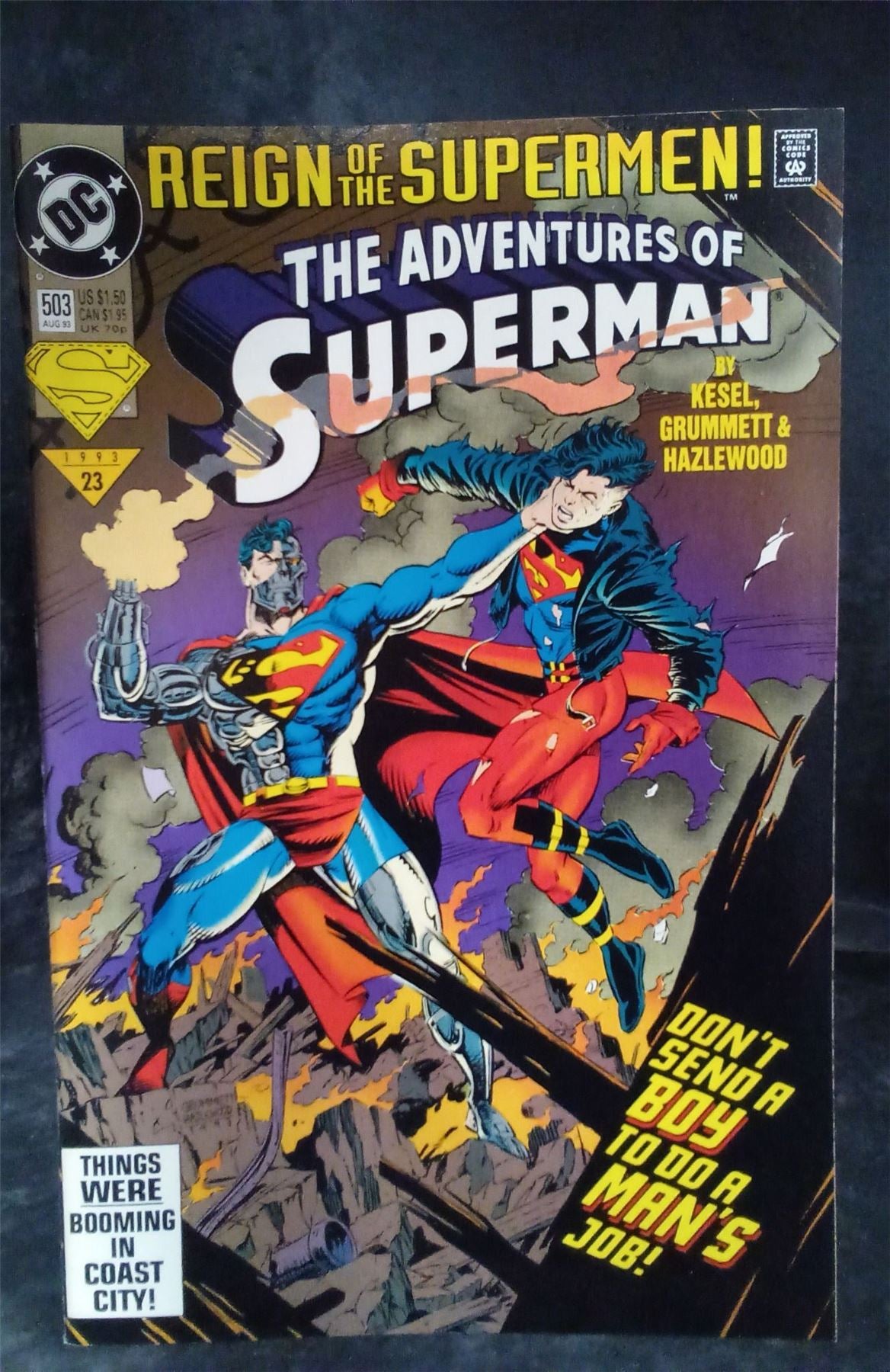 Adventures of Superman #503 Direct Edition 1993 DC Comics Comic Book