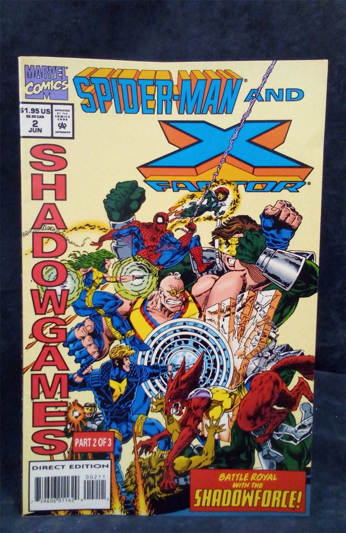 Spider Man and X Factor: Shadowgames #2 1994 Marvel Comics Comic Book