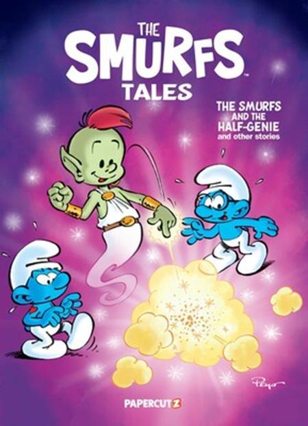 Smurf Tales Tp Vol 10 The Smurfs & The Half Genie And Other Tales Papercutz Comic Book