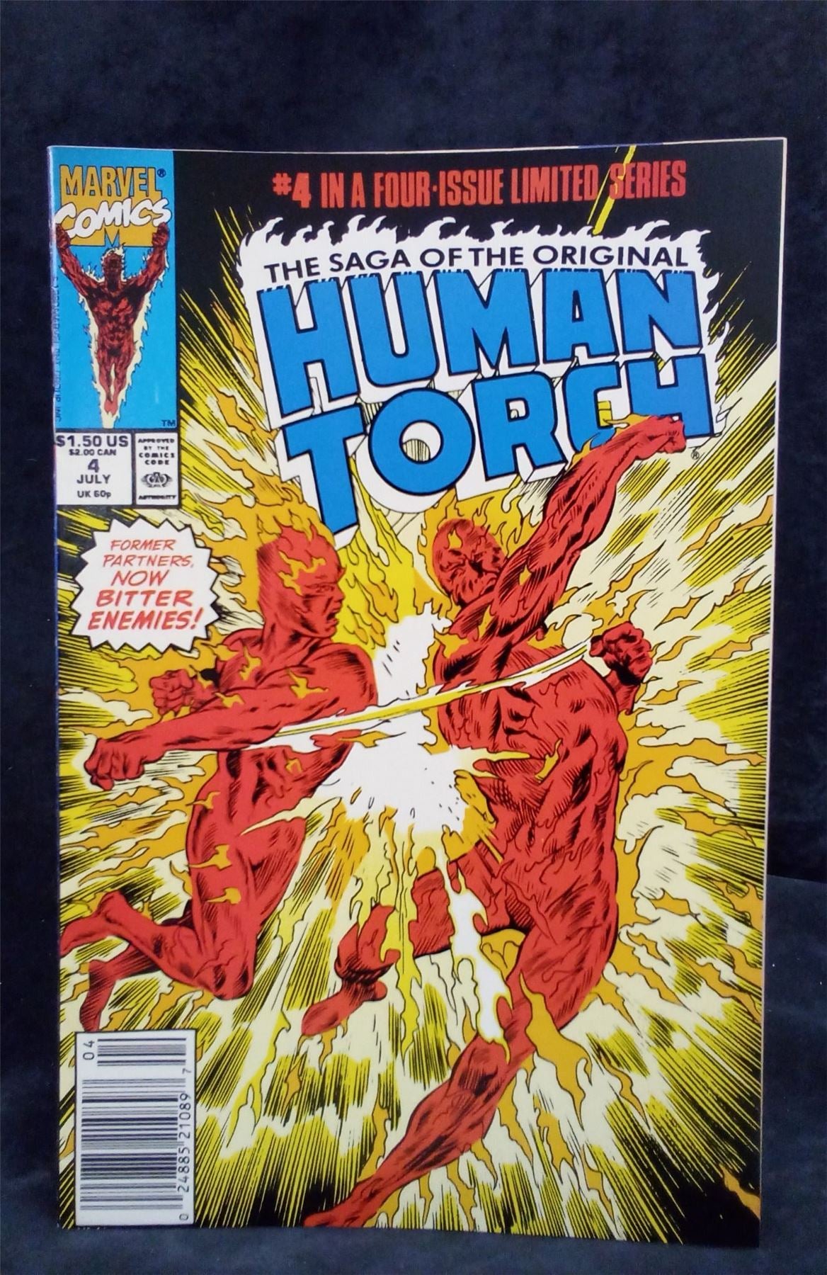 Saga of the Original Human Torch #4 1990 Marvel Comics Comic Book