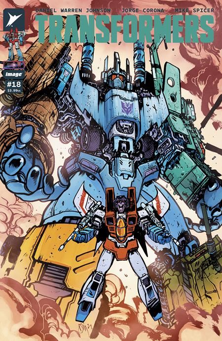 Transformers #18 Cvr A Daniel Warren Johnson & Mike Spicer Image Comics Comic Book