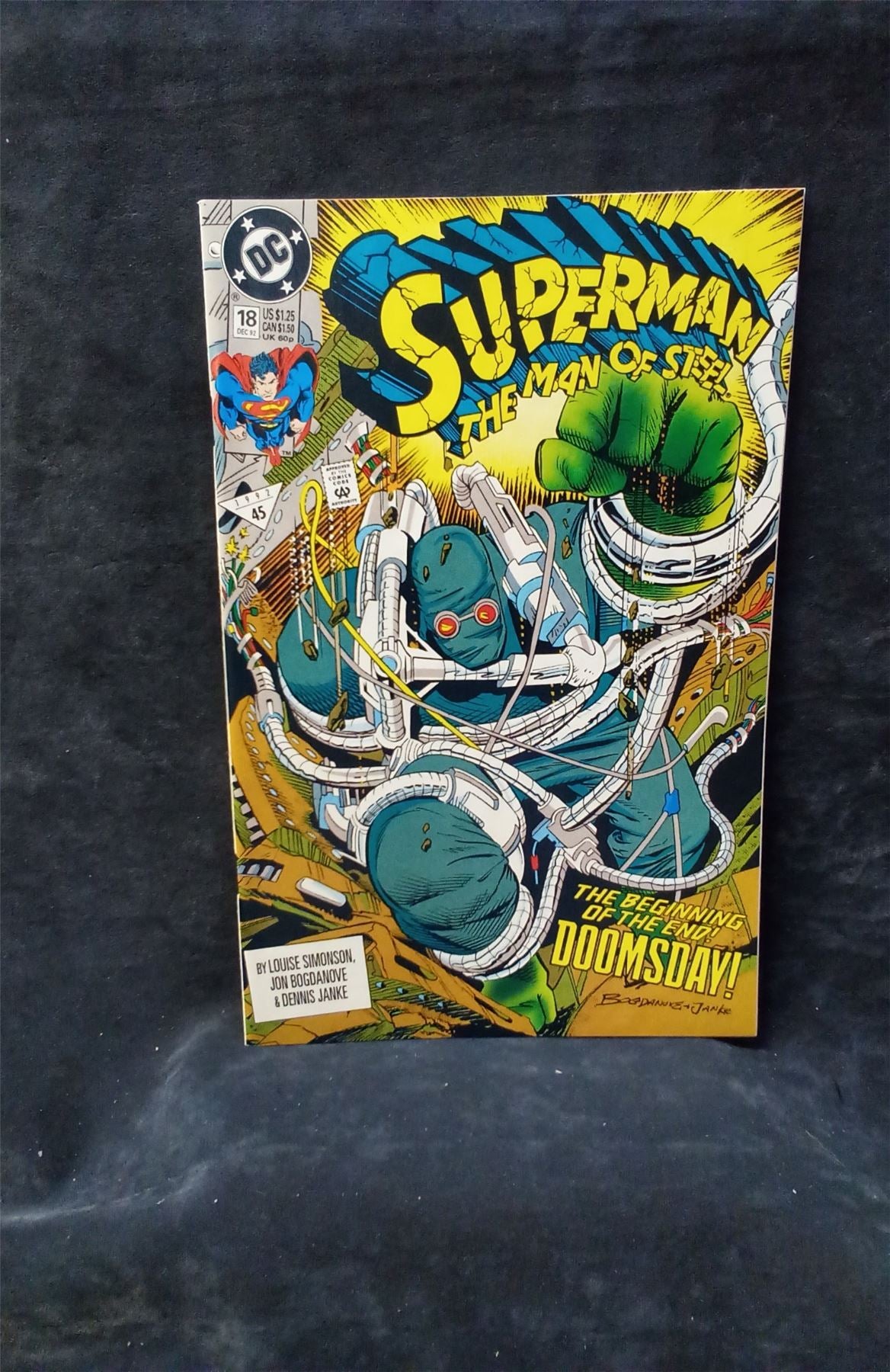 Superman: The Man of Steel #18 Direct Edition 1992 dc-comics Comic Book