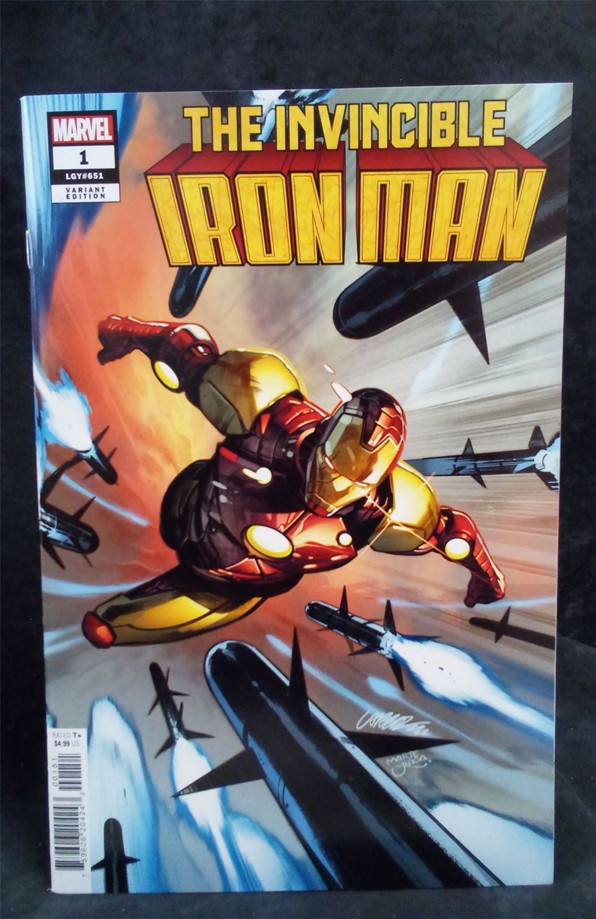 The Invincible Iron Man #1 Larraz Cover 2023 Marvel Comics Comic Book