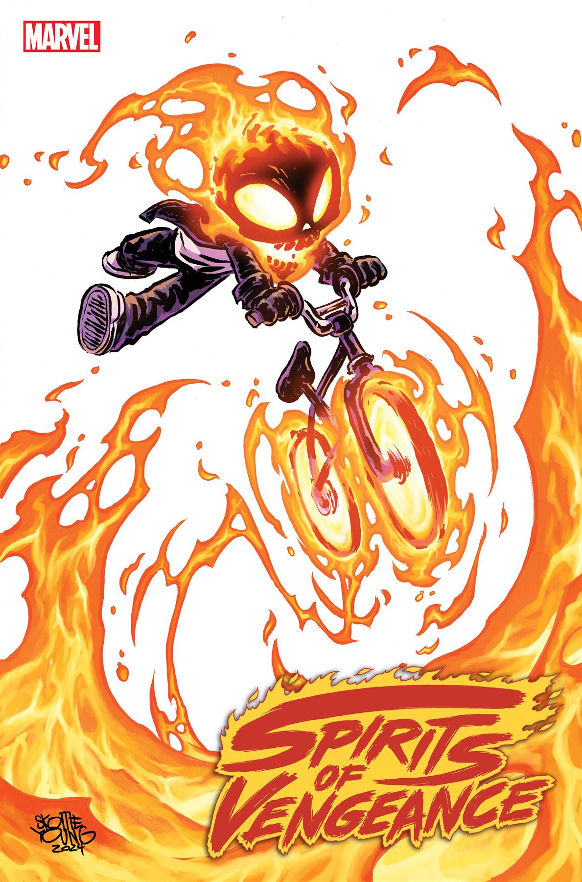 Spirits Of Vengeance #1 Skottie Young Var Marvel Prh Comic Book 2024