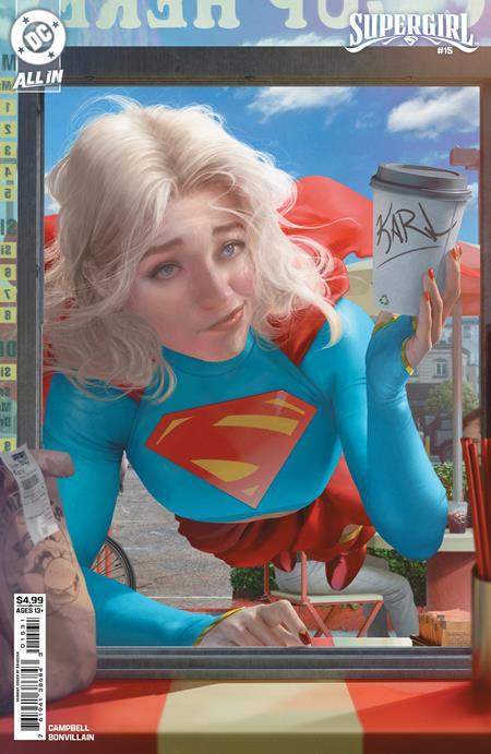 SUPERGIRL #15 CVR C RAHZZAH CARD STOCK VAR (THE REIGN OF THE SUPERBOYS) DC Comics Comic Book 2026