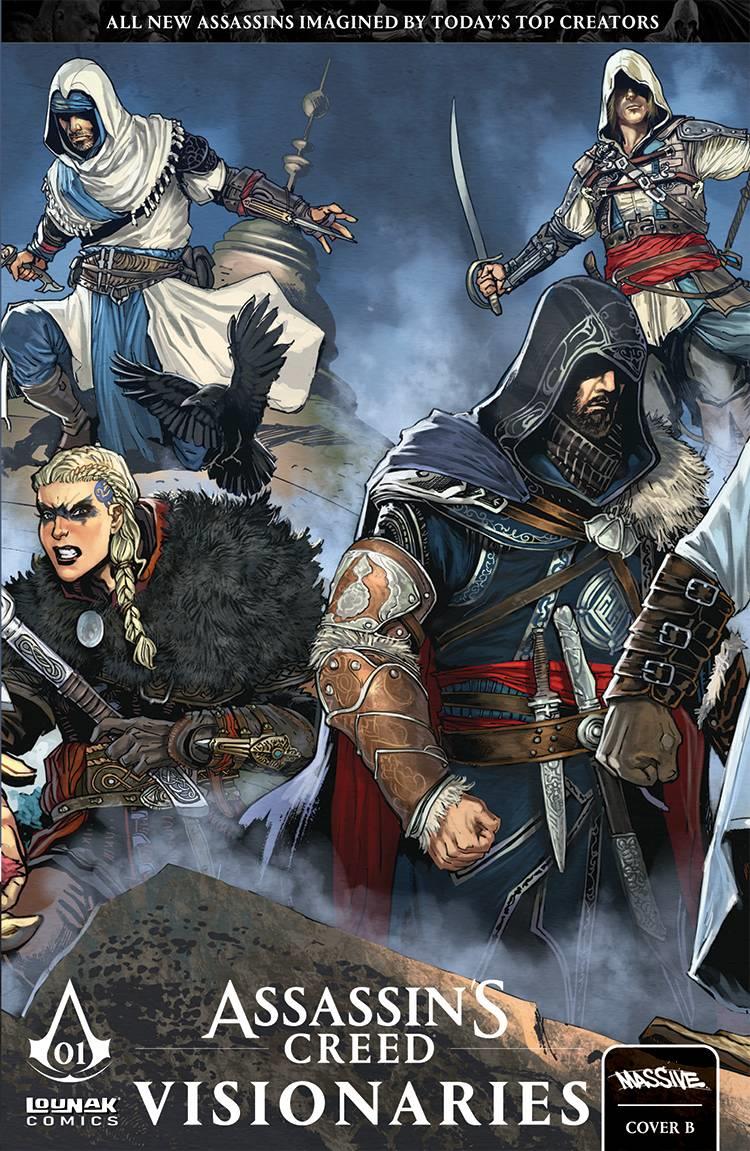 Assassins Creed Visionaries #1 (of 4) Cvr B Connecting (mr) Massive Comic Book