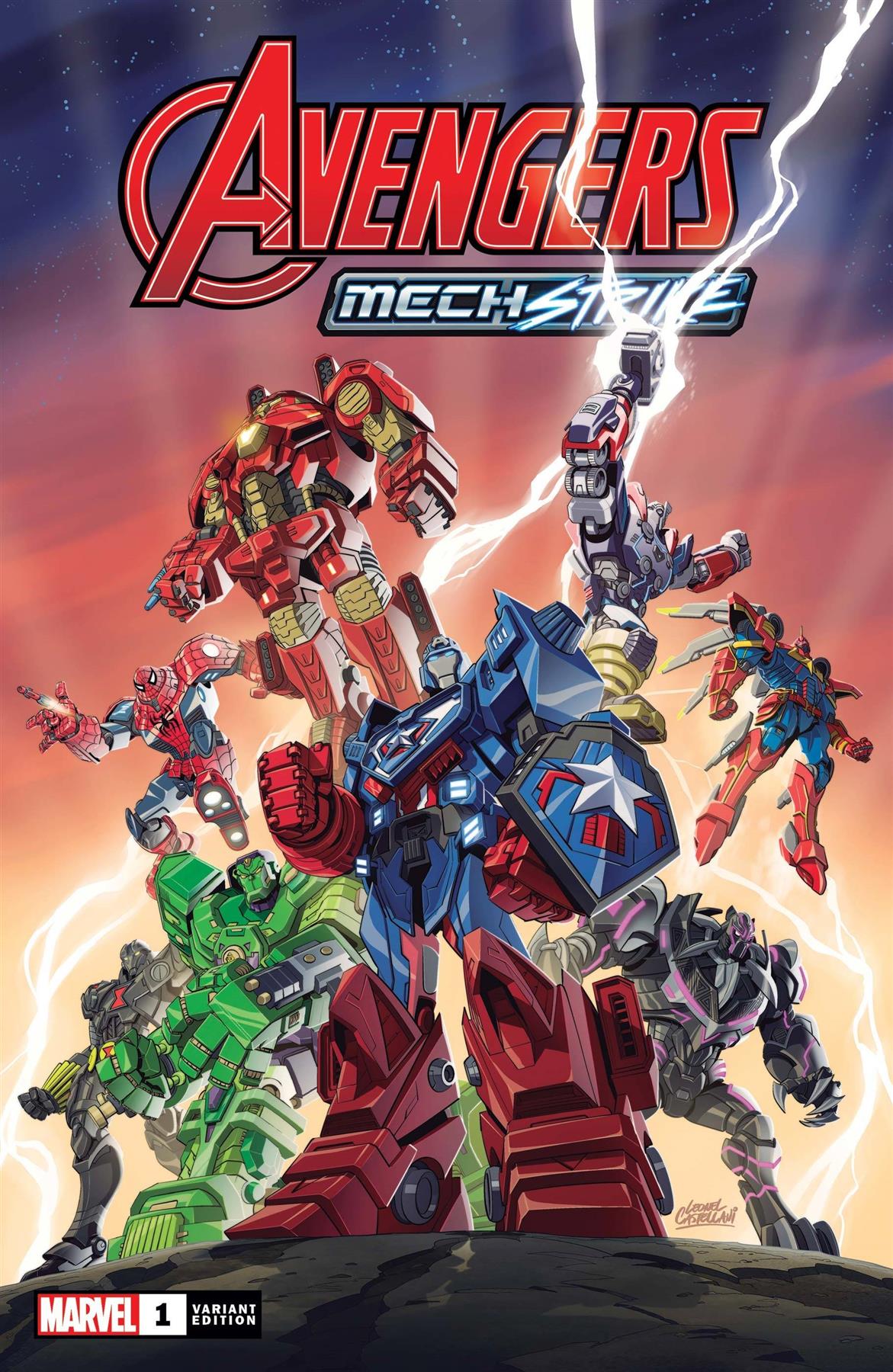 Avengers Mech Strike #1 (of 5) Toy Var Marvel Comics Comic Book
