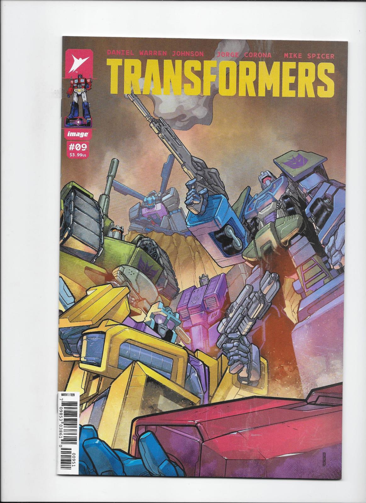 Transformers #9 Cvr E Inc 1:50 David Baldeon Var Image Comics Comic Book