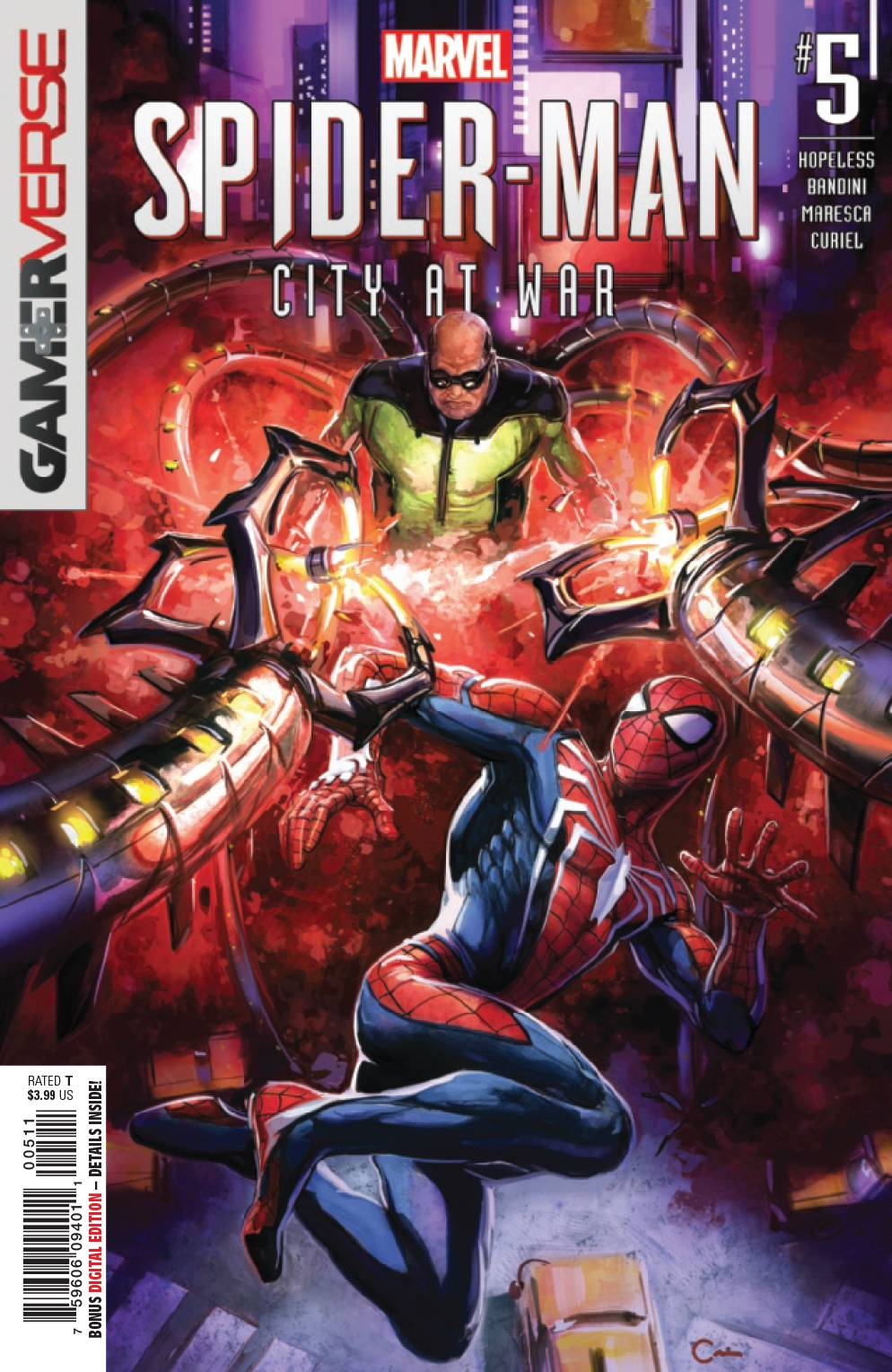 Spider-man City At War #5 Marvel Comics Comic Book