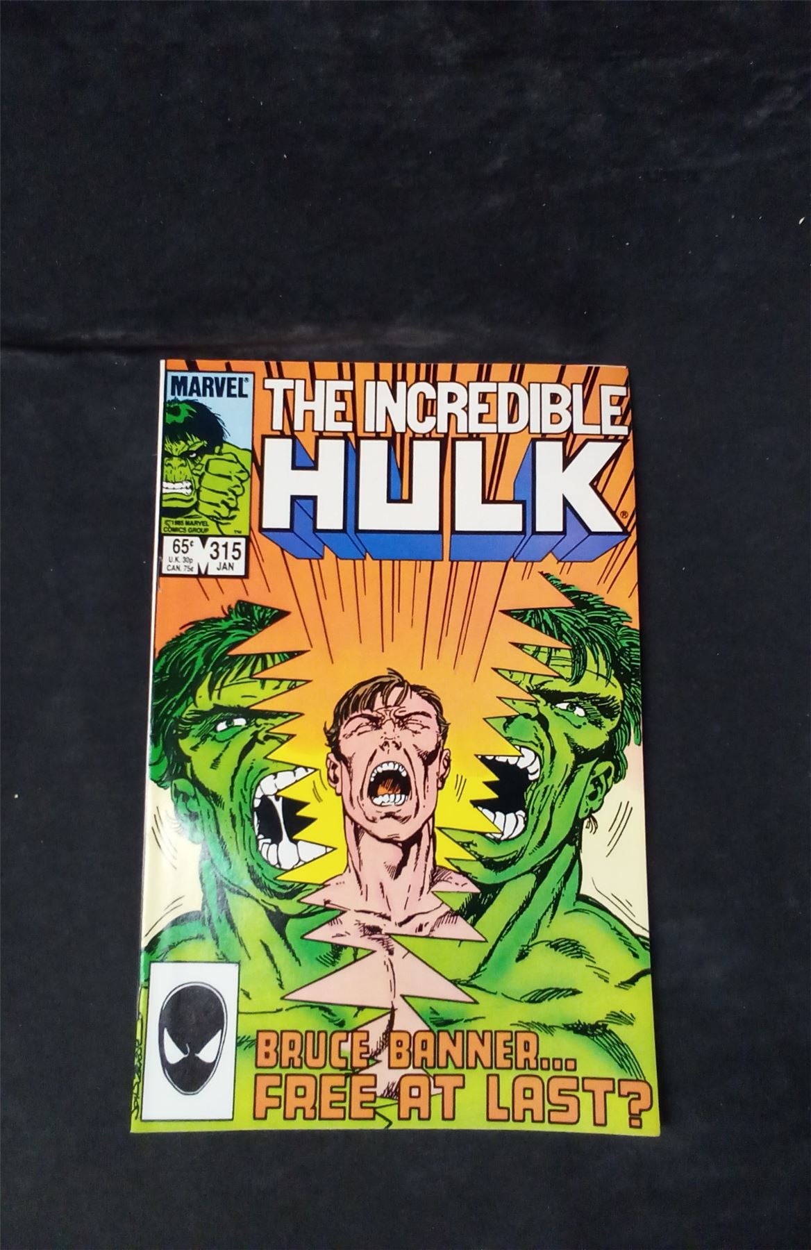 The Incredible Hulk #315 Direct Edition 1986 marvel Comic Book