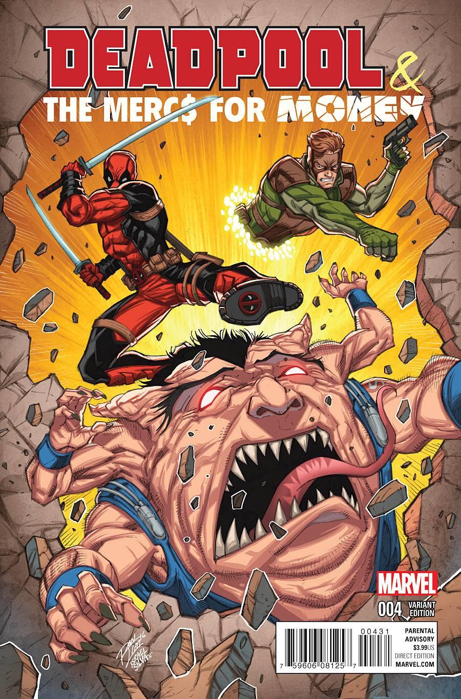 Deadpool Mercs For Money #4 (Lim Var) Marvel Comics Comic Book