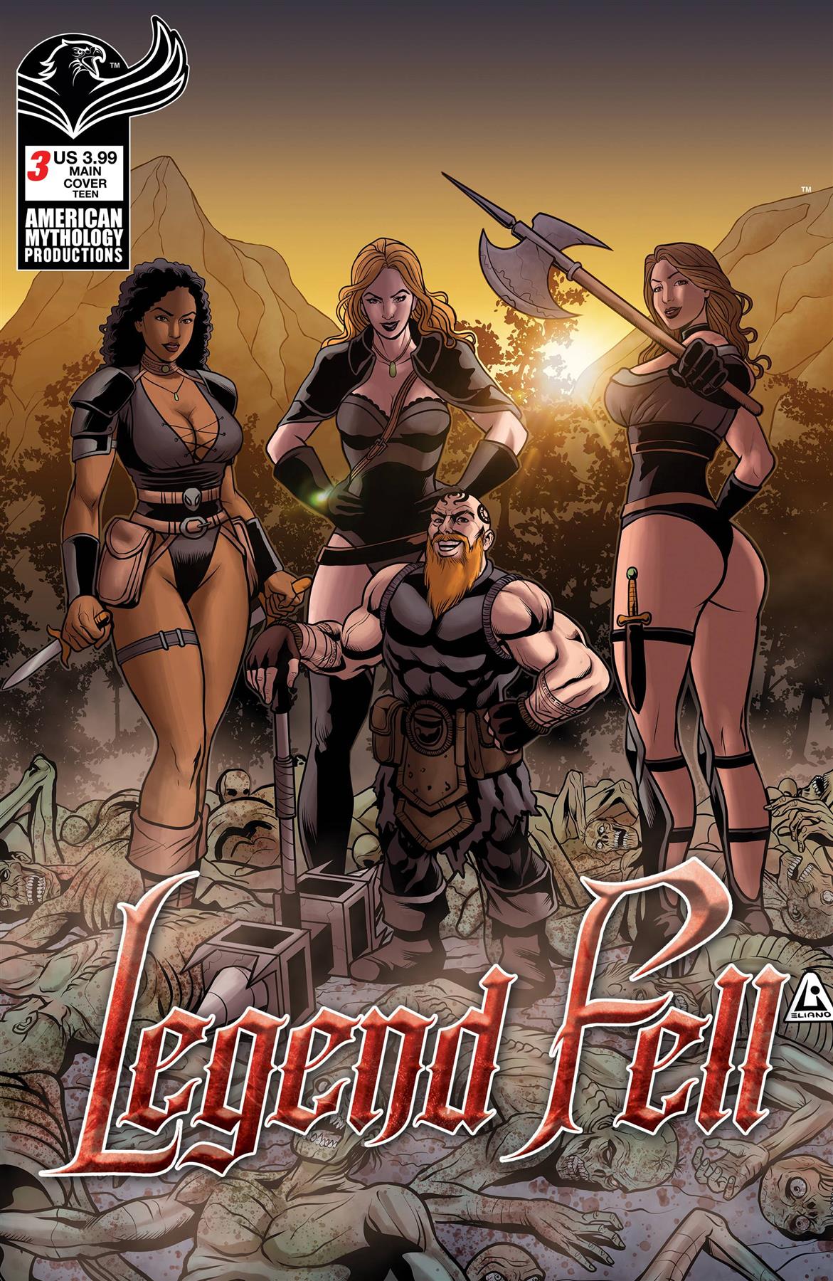 Legend Fell #3 Cvr A Marques American Mythology Productions Comic Book