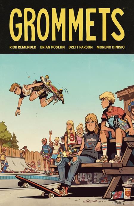 Grommets Tp Brett Parson Cvr Image Comics Comic Book