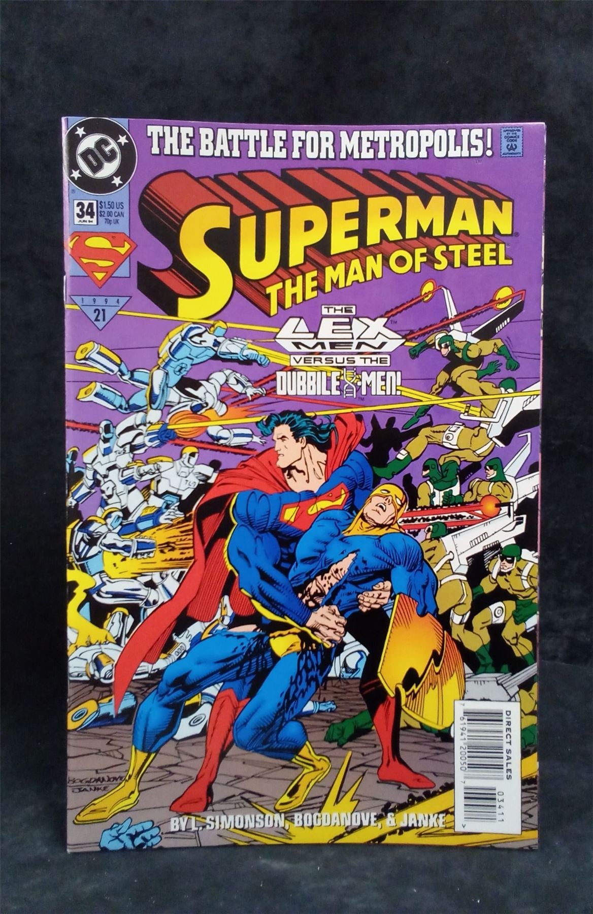 Superman: The Man of Steel #34 1994 DC Comics Comic Book