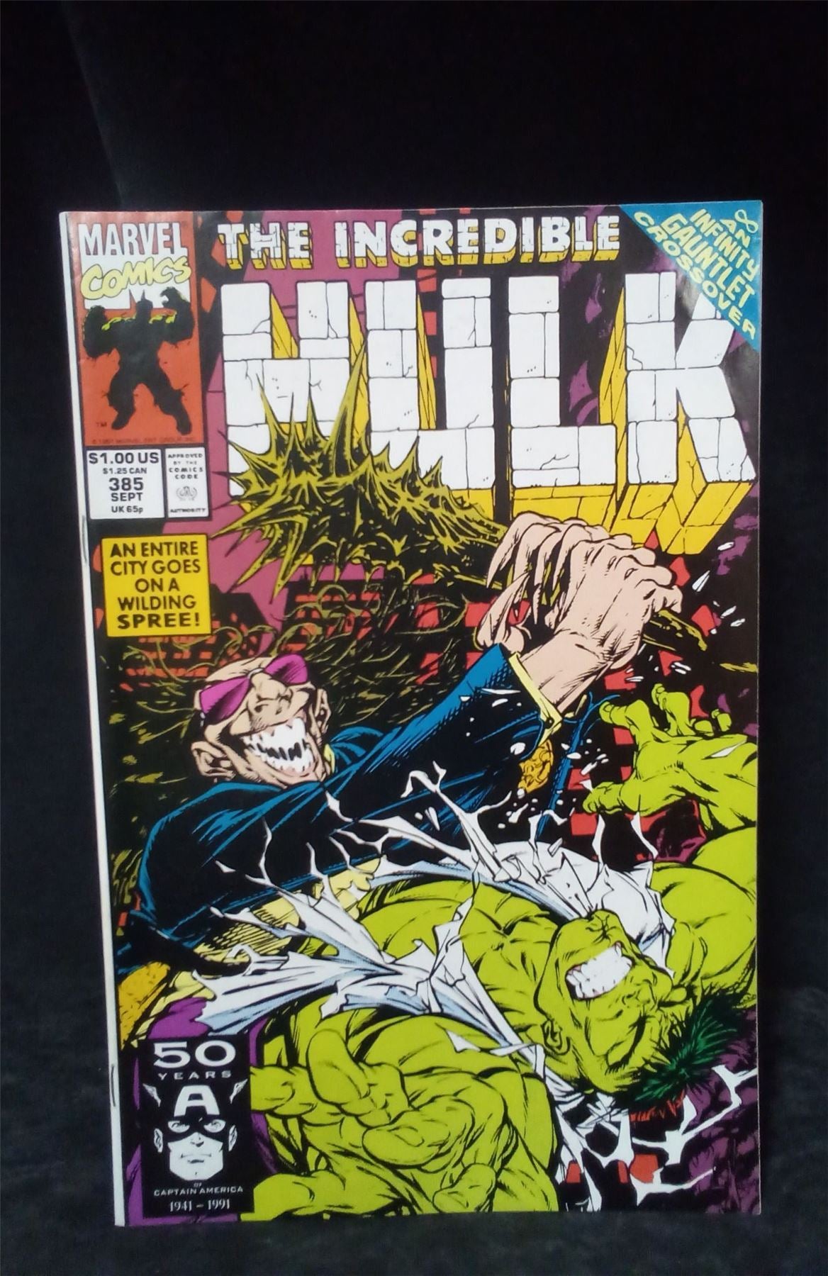 The Incredible Hulk #385 1991 Marvel Comic Book