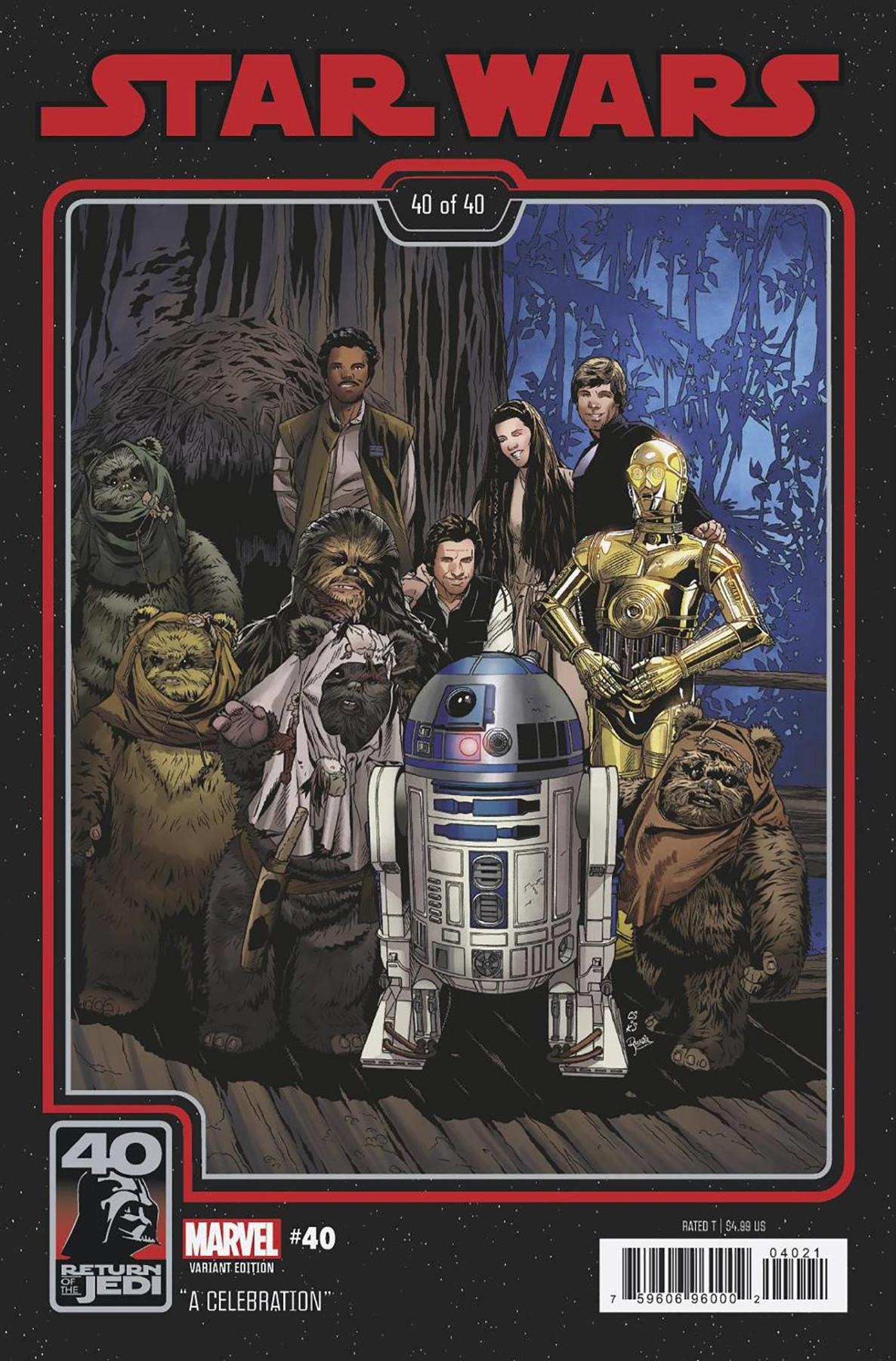 Star Wars #40 Sprouse Return Of Jedi 40th Anniversary Var (Sprouse Return Of Jedi 40th Anniversary Var) Marvel Prh Comic Book 2023