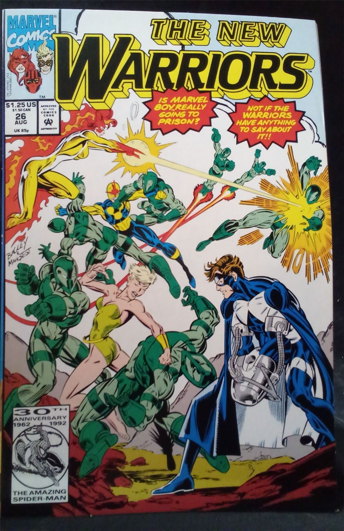 The New Warriors #26 1992 Marvel Comics Comic Book
