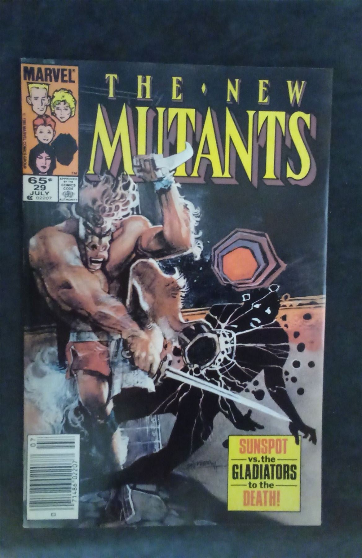 The New Mutants #29 1985 marvel Comic Book