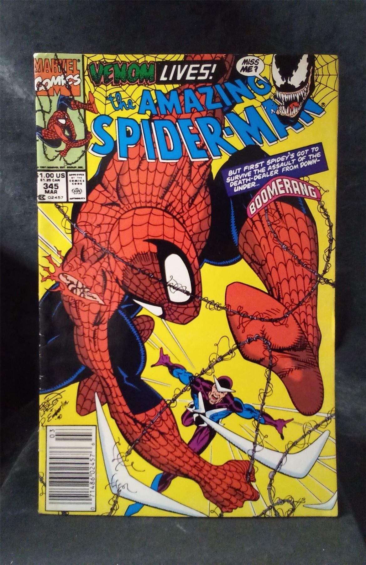 The Amazing Spider-Man #345 1991 Marvel Comics Comic Book