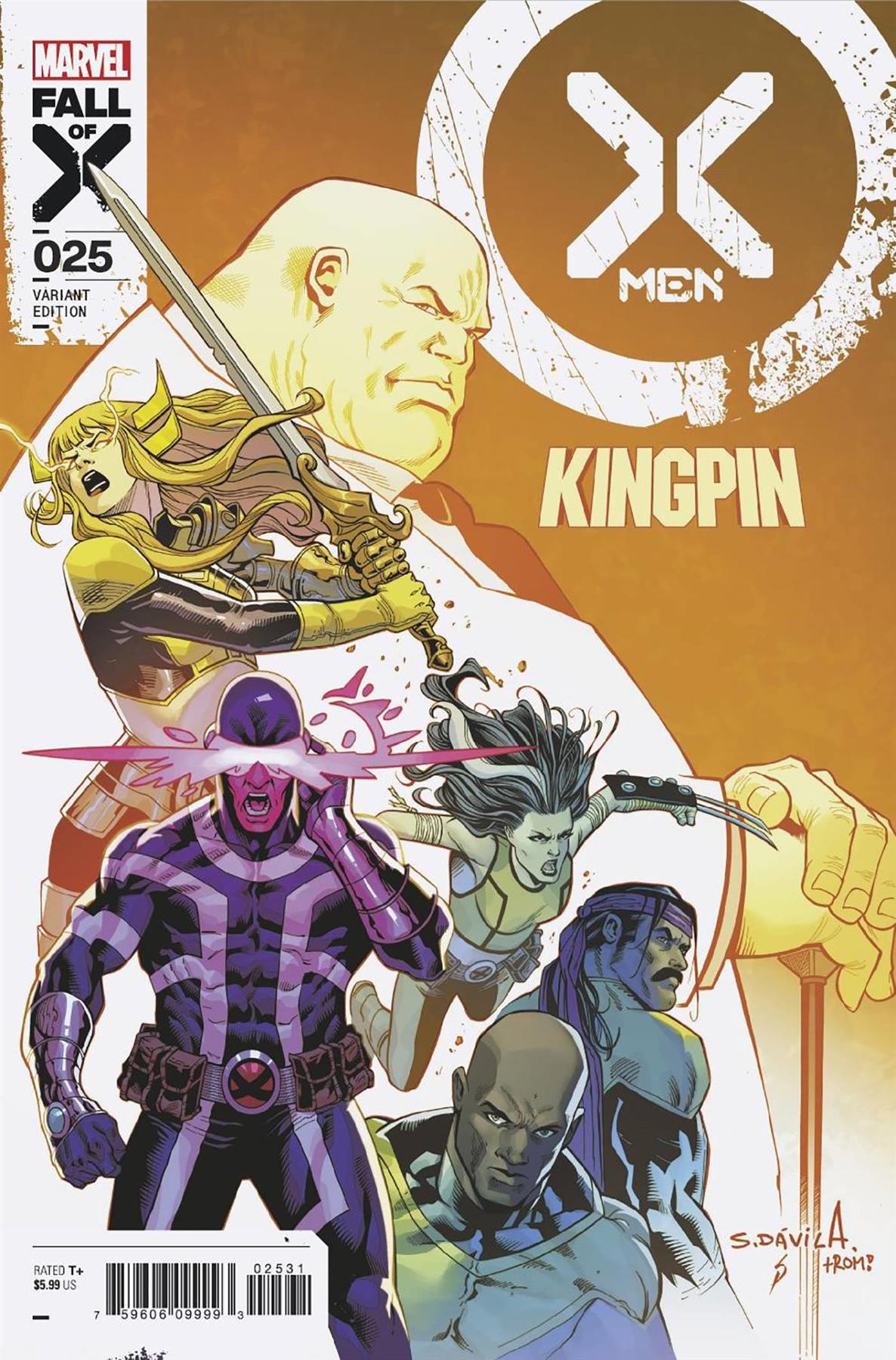 X-men #25 Artist Kingpin Var (Artist Kingpin Var) Marvel Prh Comic Book 2023