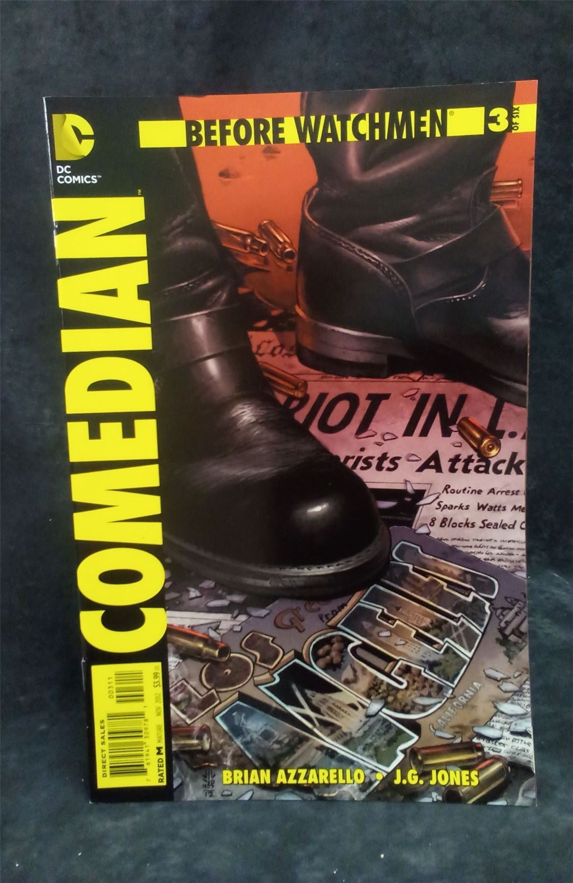 Before Watchmen: Comedian #3 2012 DC Comics Comic Book