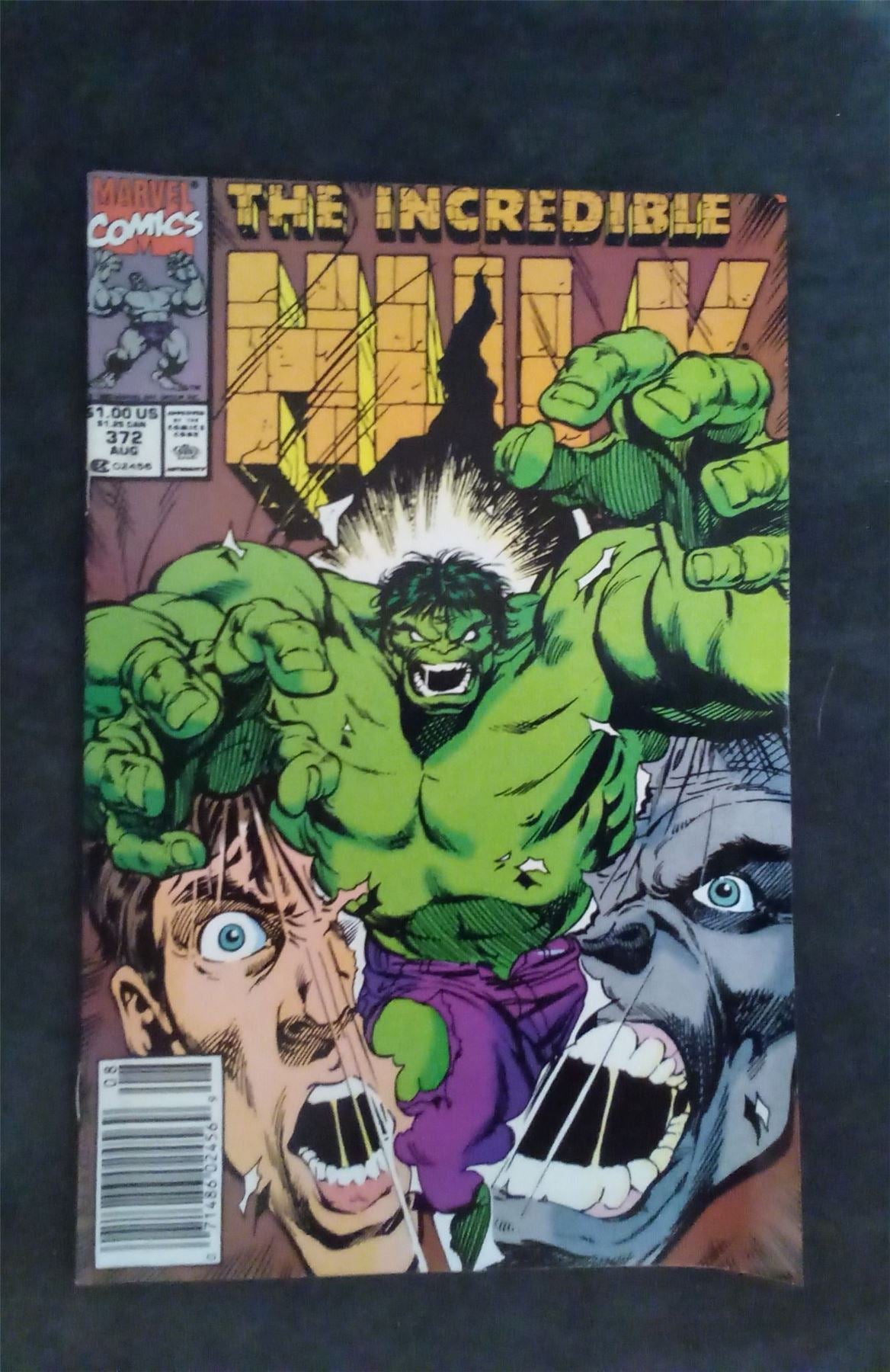 The Incredible Hulk #372 1990 marvel Comic Book