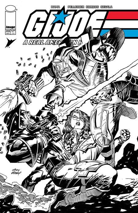 Gi Joe A Real American Hero #310 Cvr B Andy Kubert B&w Var Image Comics Comic Book