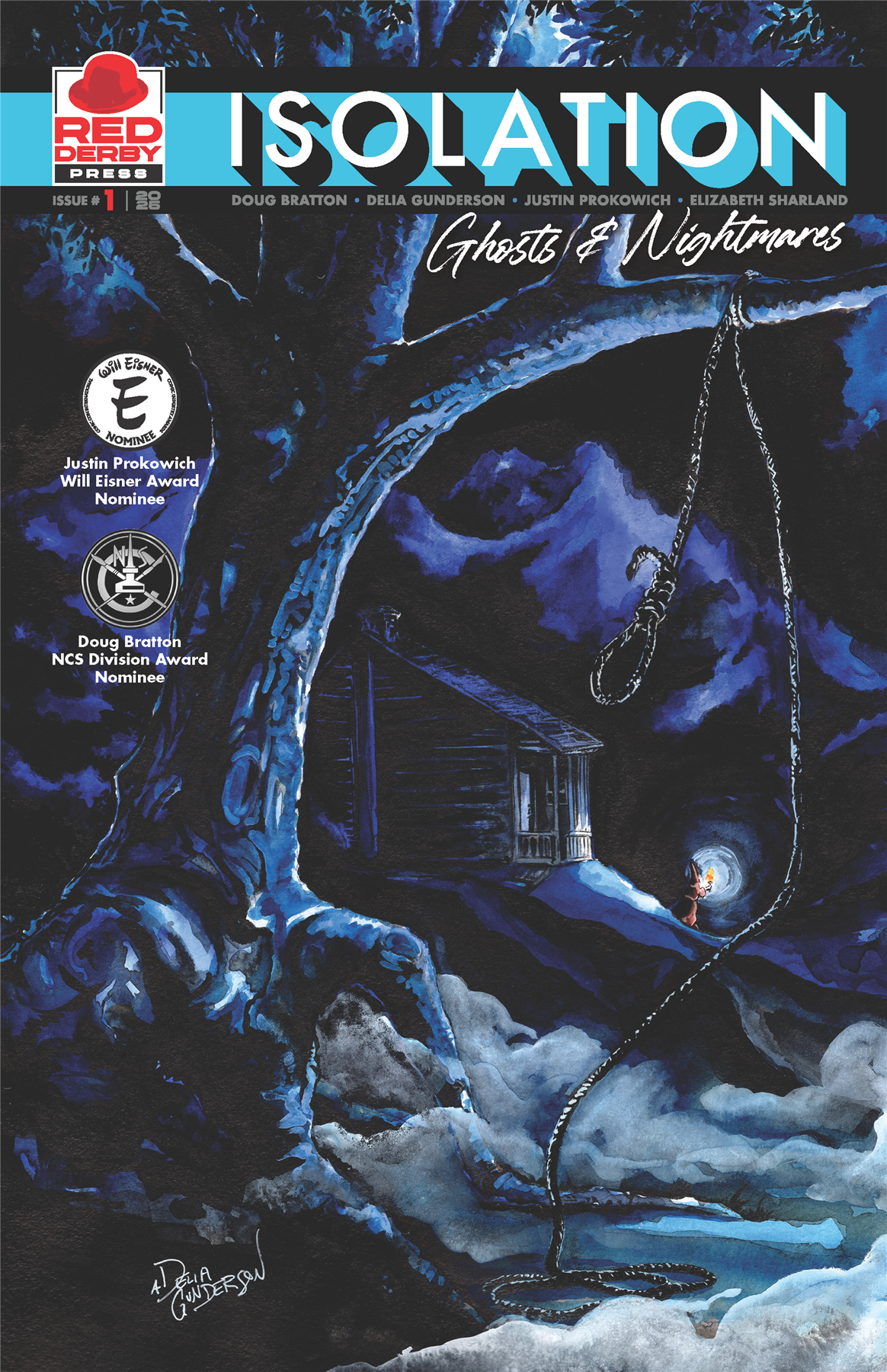 Isolation Ghost & Nightmares Cover A Red Derby Press 2025 Comic Book