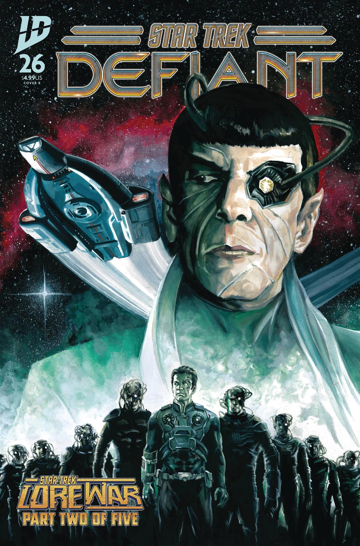Star Trek Defiant #26 Cvr B Woodward Cvr B Woodward Idw-prh Comic Book 2025