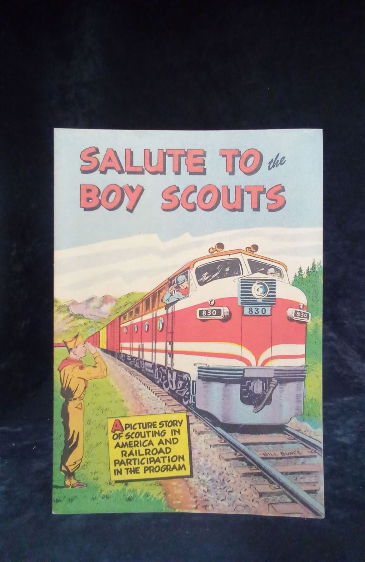 Salute to the Boy Scouts 1960 Comic Book