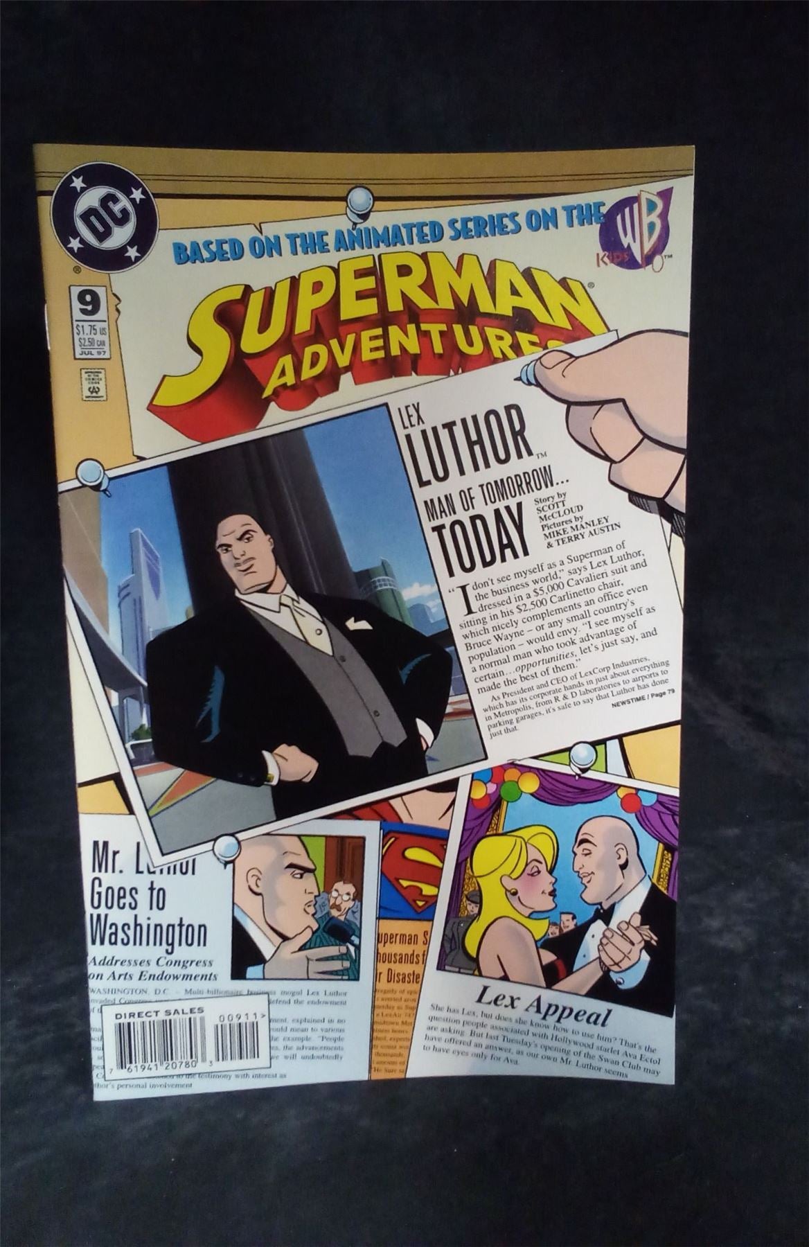 Superman Adventures #9 1997 DC Comics Comic Book