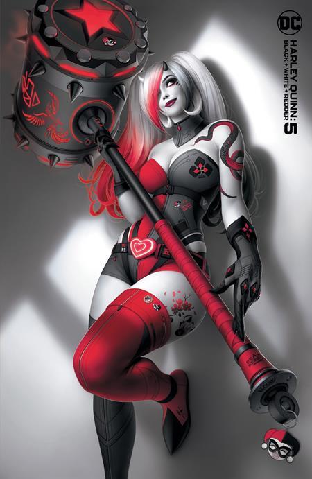 Harley Quinn Black White Redder #5 (of 6) Cvr B Warren Louw Var DC Comics Comic Book