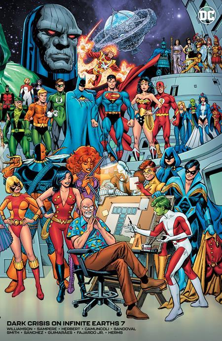 Dark Crisis On Infinite Earths #7 (of 7) Cvr F George Perez Tribute Card Stock Var DC Comics Comic Book