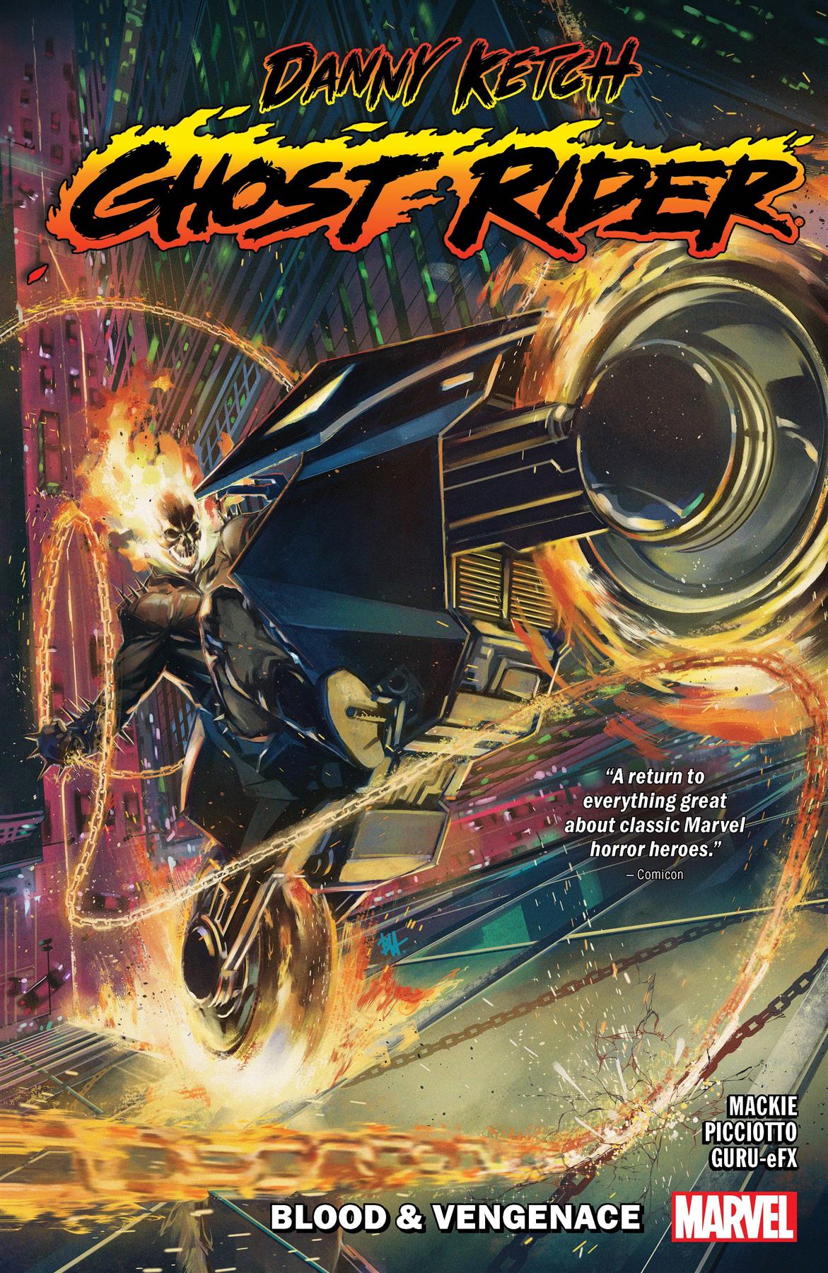 Danny Ketch Ghost Rider Blood & Vengeance Tp Marvel Prh Softcover
