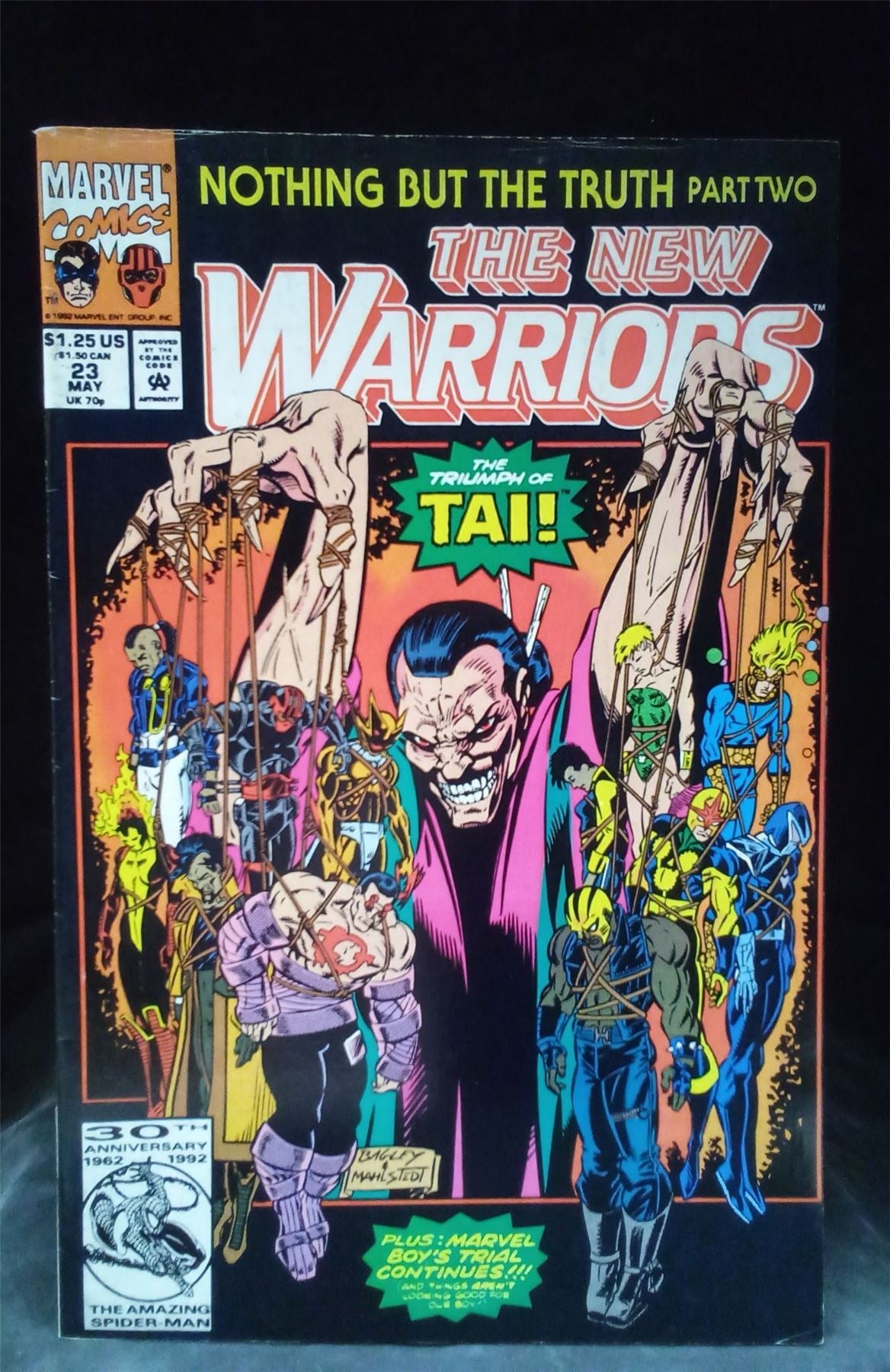 The New Warriors #23 1992 Marvel Comics Comic Book